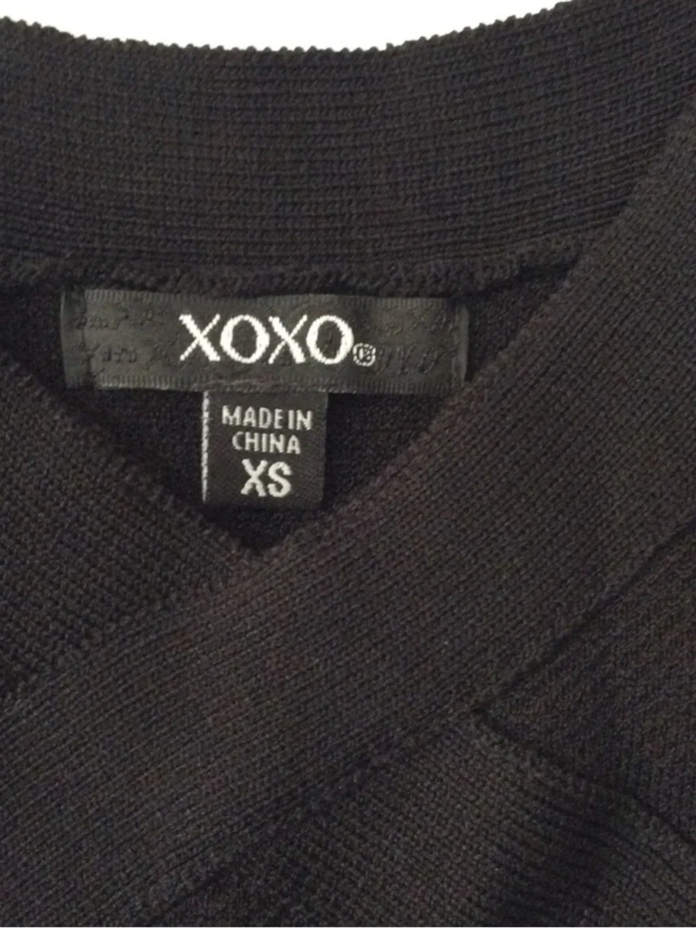 XOXO bodycon sweater